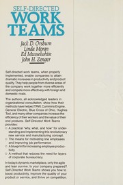 Cover of: Self Directed Work Teams: Universal (F72ax)