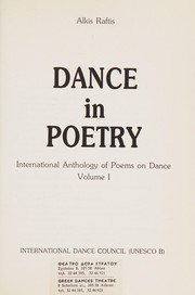 Cover of: Dance in poetry: international anthology of poems on dance