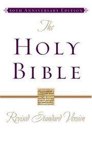 Cover of: The Revised Standard Version Bible