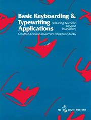 Cover of: Basic keyboarding & typewriting applications
