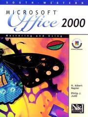 Cover of: Microsoft Office 2000 Comprehensive Course by H. Albert Napier, Philip J. Judd