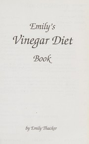 Cover of: Emily's vinegar diet book