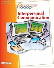 Cover of: Communication 2000: Interpersonal Communication: Learner Guide/CD Study Guide Package (Communication 2000)