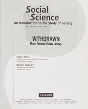 Cover of: Social science: an introduction to the study of society