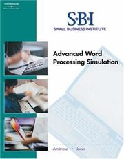 Cover of: SBI: Advanced Word Processing Simulation