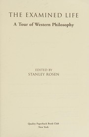 Cover of: Examined Life: A Tour of Western Philosophy.