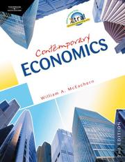 Cover of: Contemporary Economics by William A. McEachern, William A. McEachern