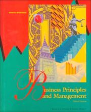Cover of: Business Principles and Management by Kenneth E. Everard, James L. Burrow