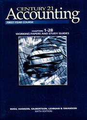 Cover of: Century 21 Accounting Working Papers