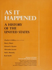 Cover of: As it happened by [by] Charles G. Sellers [and others]