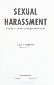 Cover of: Sexual Harassment: A Guide for Understanding and Prevention