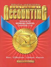 Cover of: Century 21 Accounting: Advanced Working Papers Chapters 1-24