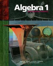 Cover of: South-Western Algebra 1 by Robert Gerver, Richard Sgroi, Mary Hansen, Claudia Carter, David Molina