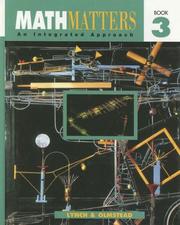 Cover of: Math Matters by Chicha Lynch, Lynch, Eugene Olmstead