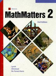 Cover of: MathMatters: Book 2, Student Edition
