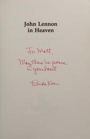 Cover of: John Lennon in heaven by Linda Keen