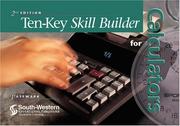 Cover of: Ten-Key Skill Builder for Calculators