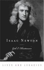 Cover of: Isaac Newton by Gale E. Christianson