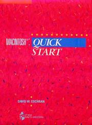 Cover of: Macintosh quick start by David W. Cochran