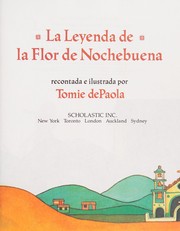 Cover of: La leyenda de la flor de Nochebuena