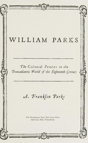 william-parks-cover