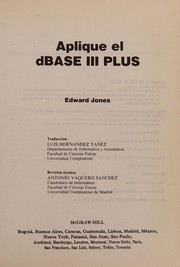 Aplique El dBASE III Plus by Edward Jones