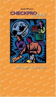Cover of CheckPro 2000, Microsoft Word 2000, Site License CD-ROM for College Keyboarding by Susie H. VanHuss, PhD