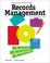 Cover of: Records Management Projects