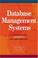 Cover of: Database management systems