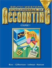 Cover of: Fundamentals of Accounting Course 1 | Kenton E. Ross