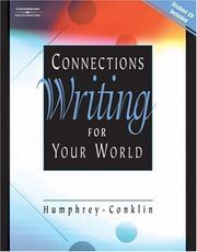Cover of: Connections: writing for your world