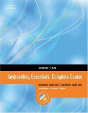 Cover of: Keyboarding Essentials by Susie H. VanHuss, PhD, Connie Forde, Donna L. Woo