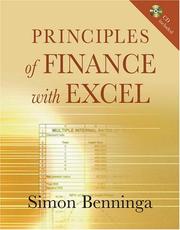 Cover of: Principles of finance with Excel