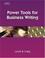 Cover of: Power Tools for Business Writing