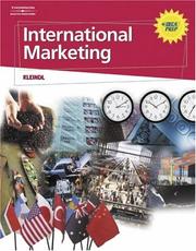 Cover of: International Marketing