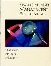 Cover of: Financial and Management Accounting (Financial & Managerial Accounting)