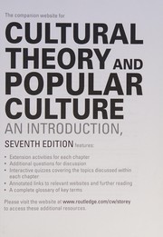 Cover of: Cultural Theory and Popular Culture by John Storey