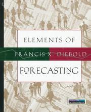 Cover of: Elements of forecasting