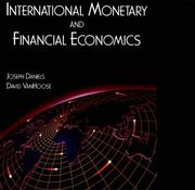 Cover of: International monetary and financial economics by Joseph P. Daniels