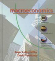 Cover of: Macroeconomics by Roger LeRoy Miller