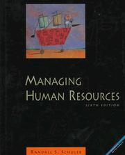 Cover of: Managing human resources