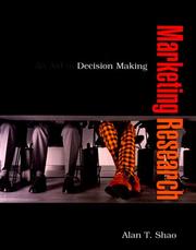 Cover of: Marketing research: an aid to decision making
