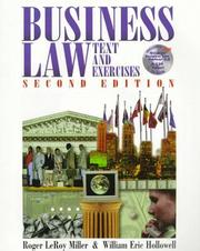 Cover of: Business Law | Roger Leroy Miller