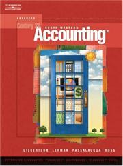 Cover of: Century 21 Accounting: Advanced (with CD-ROM)