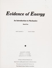 Evidence of energy