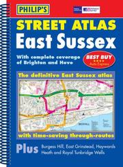 Cover of: Street Atlas East Sussex (Philip's Street Atlases) by 