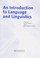 Cover of: An Introduction to language and linguistics