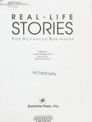 Cover of: Real Life Stories: For Advanced Beginners