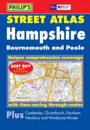 Cover of: Hampshire, Bournemouth and Poole Street Atlas (Philip's Street Atlases)