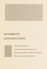 Cover of: Sensibility and Education